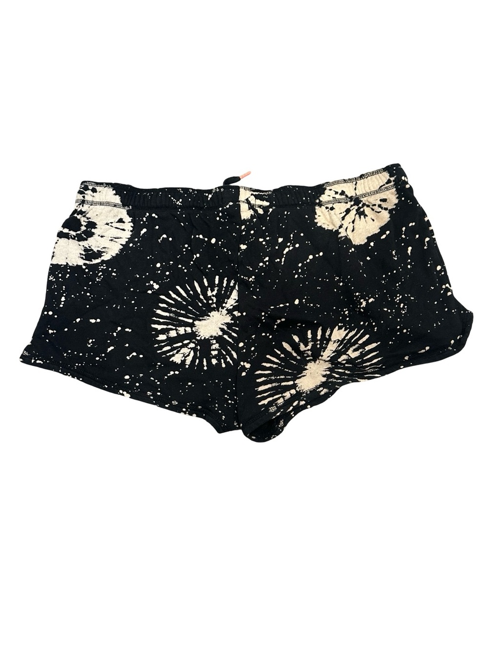 GUC PJ Salvage Women’s XL Tie-Dye Black & Cream Lounge Shorts